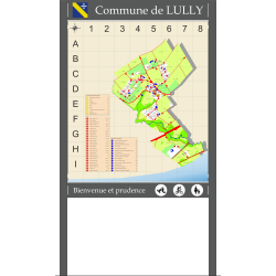 Plan de commune Lully